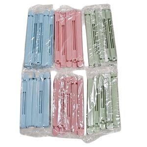 Plastic Chip Clips for Food Packages, Curved Design Sealing Bag Clips for Food